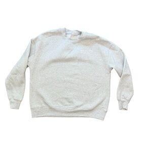 WILO The Label Melbourne Australia WELLNESS CLUB Sweatshirt Women's XS Grey